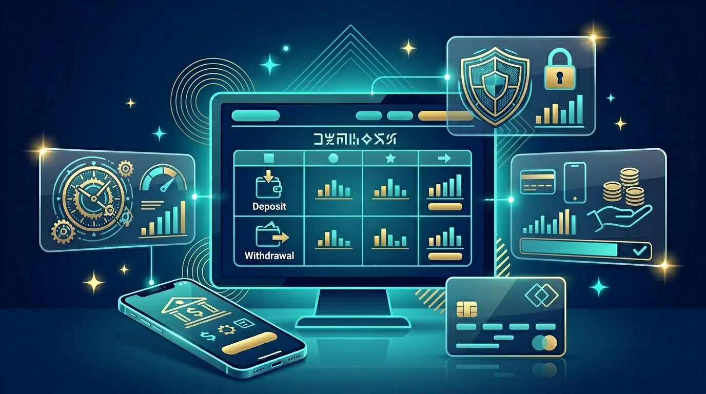 Paiements digitaux sécurisés avec carte bancaire et infographie pour casino en ligne en France